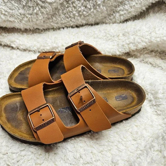 Birkenstock Arizona Birko-flor Soft Footbed‎ Slide Sandals sz 39 - Picture 5 of 9